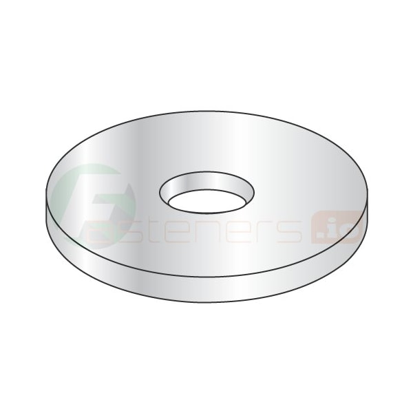 Newport Fasteners Flat Washer, For Screw Size #12 , Steel Zinc Plated Finish, 2500 PK 949586 - main